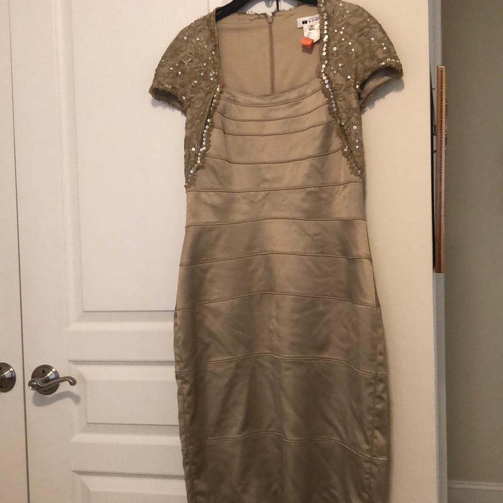 Beautiful gold evening dress